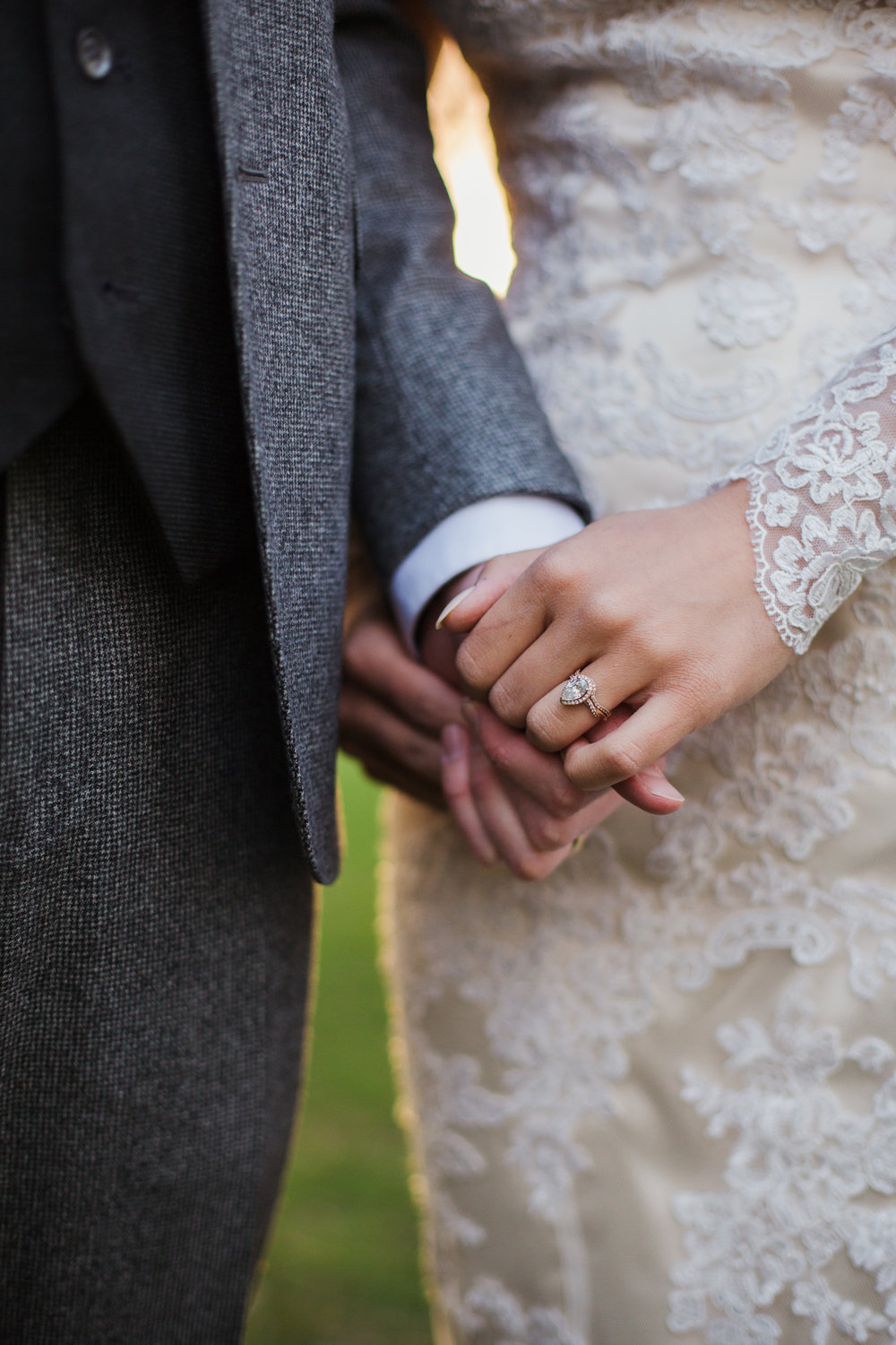 couple and wedding ring